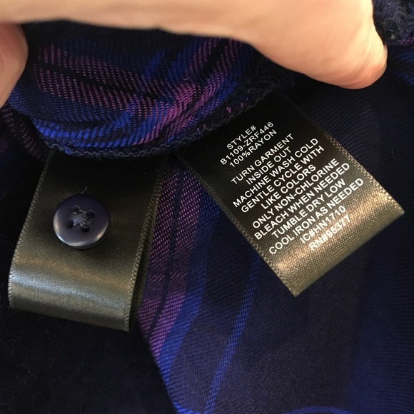 Sanctuary // rayon plaid bell cuff XS Like New - Picture 8 of 8